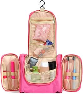 Sminiker - colgante hombres neceser de viaje, bolsa de aseo portátil