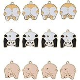 sailorsunny 12pcs 24x27mm Large Funny Pendants Jewelry Charms Anime Panda Pig Dog Charms For Making Dangel Bracelets Pendant Charm So Funny Animals Charms Pack