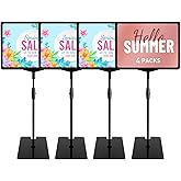 Sign Holder Stand 8.5 x 11,Sign Stand for Display,Adjustable Sign Holders For Table Top,Suitable for indoor use
