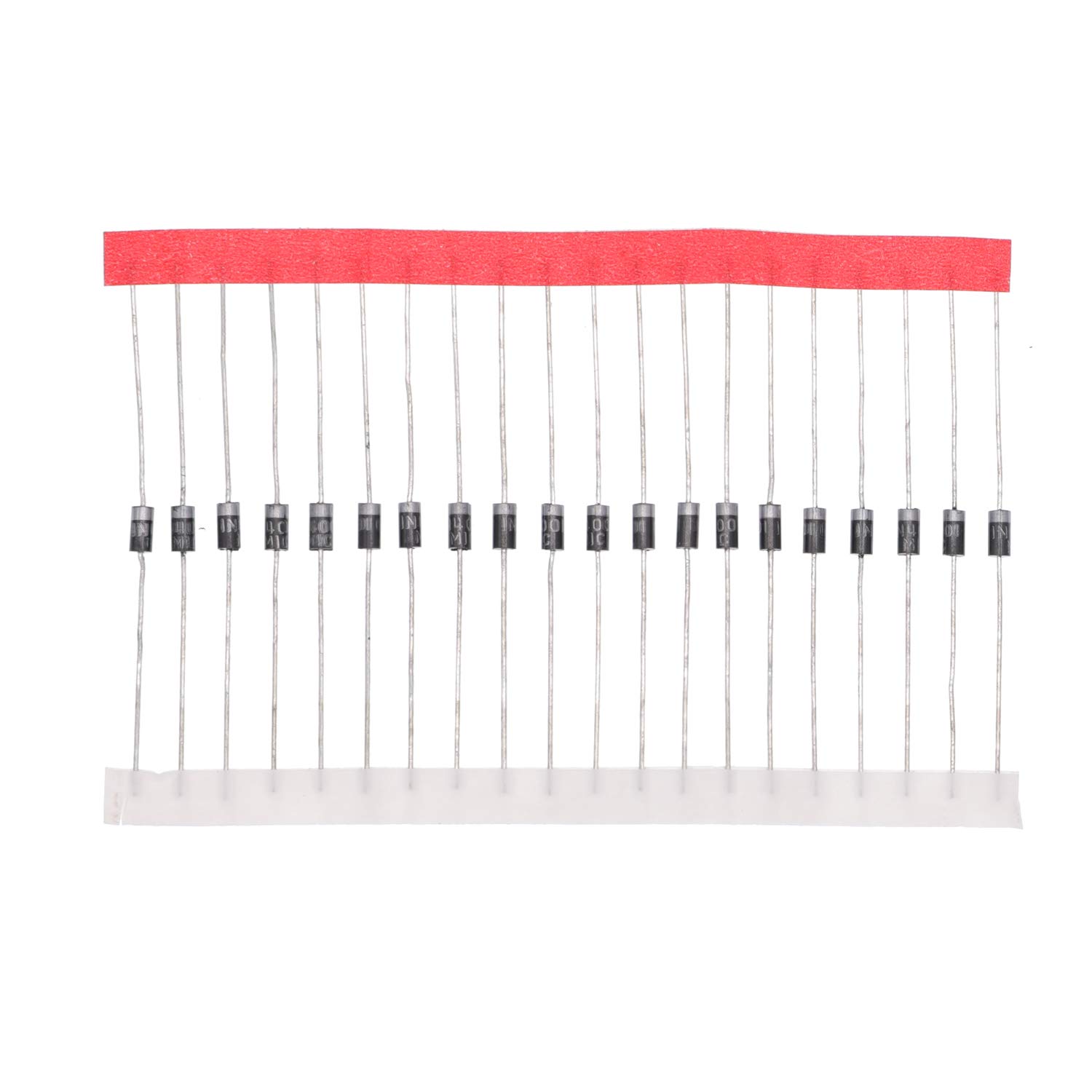 HUABAN 100PCS 1N4001 Rectifier Diode 1A 50V DO-41 (DO-204AL) Axial 4001 1 Amp 50 Volt