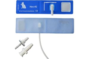 iKenta Single Tube Bracelet for Animals Sphygmomanometer Pressure Cuff, Veterinary Blood Pressure Cuffs (4.2-7.1cm)