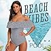 SESY One Piece Swimsuits Off Shoulder Ruffled Floral Printed Bathing Suit Beach Swimwear with Adjustable Shoulder Straps