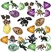 Totem World 12 Toy Filled Ancient Dragon Dinosaur Egg Figurines Inside - Kids Love Their Bright Colors and Adorable Designs - Perfect for Egg Hunts, Goodie Bags, Homework Rewards, and Party Favors