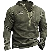 HARGLESMAN Mens Fleece Sweatshirts American Flag Patriotic Tactical Pullover