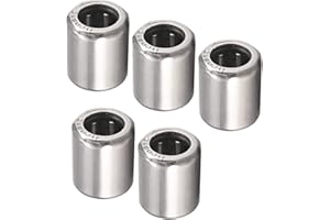 Kozelo 5pcs HF0612 Needle Roller Bearings - [6mm x 10mm x 12mm] One Way Clutch Bearing for Transmission Use, Chrome Steel Rollers