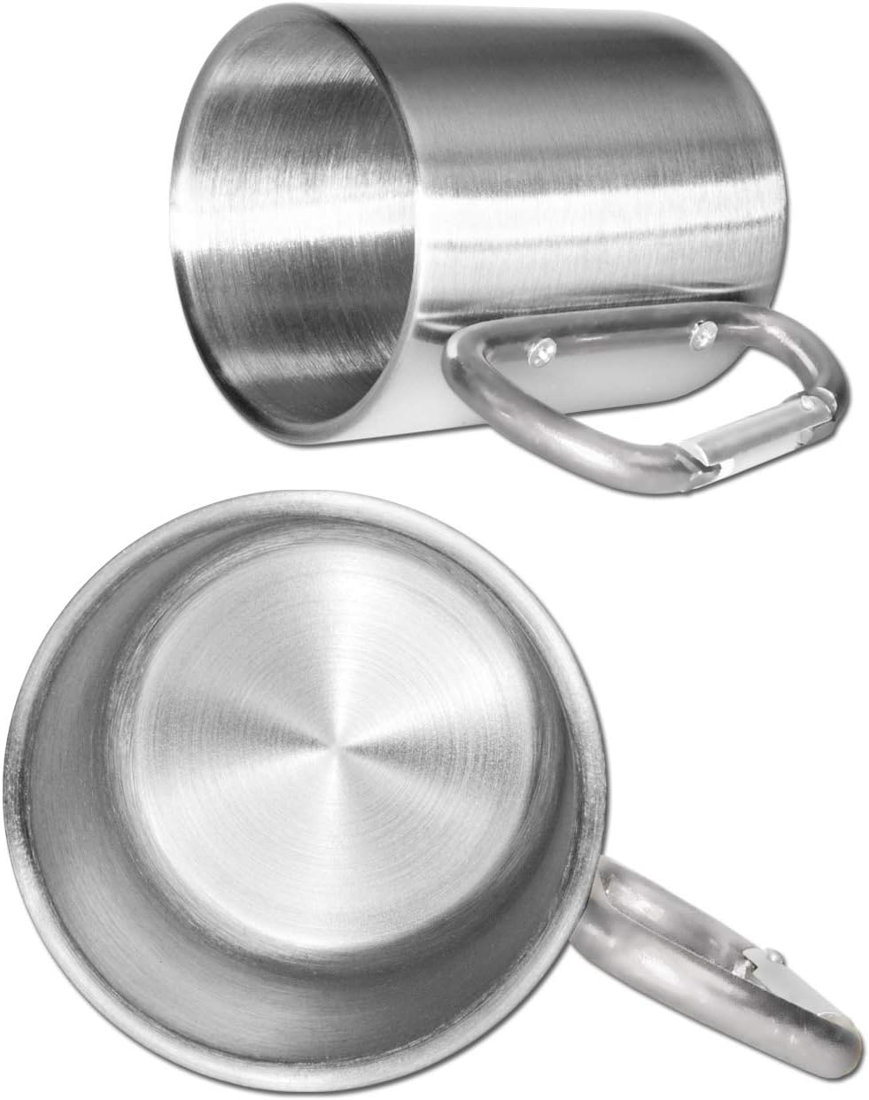 Outdoor Saxx® Camping Mug,Outdoor Mug,Metal Mug,with Screw Carabiner