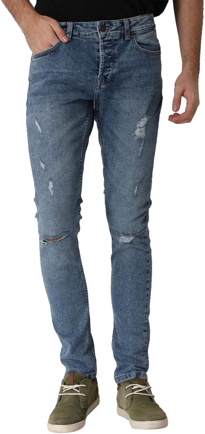 Only & Sons Men Jeans/Slim Fit Jeans onsSpun Damage Amazon.co.uk Clothing