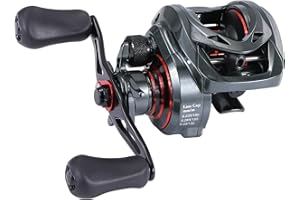 Sougayilang Baitcasting Reel – Lightweight Graphite Frame – 9 + 1 Anti-Reverse Ball Bearings, 8.0:1 High-Speed Gear Ratio Fis