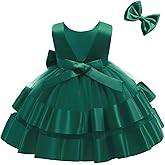 3M-6T Baby Girl Ruffle Lace Backless Pageant Dress Toddler Tutu Gown Flower Tulle Party Dresses