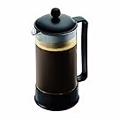 Bodum BRAZIL Coffee Maker, French Press Coffee Maker, Black, 34 Ounce (8 Cup)
