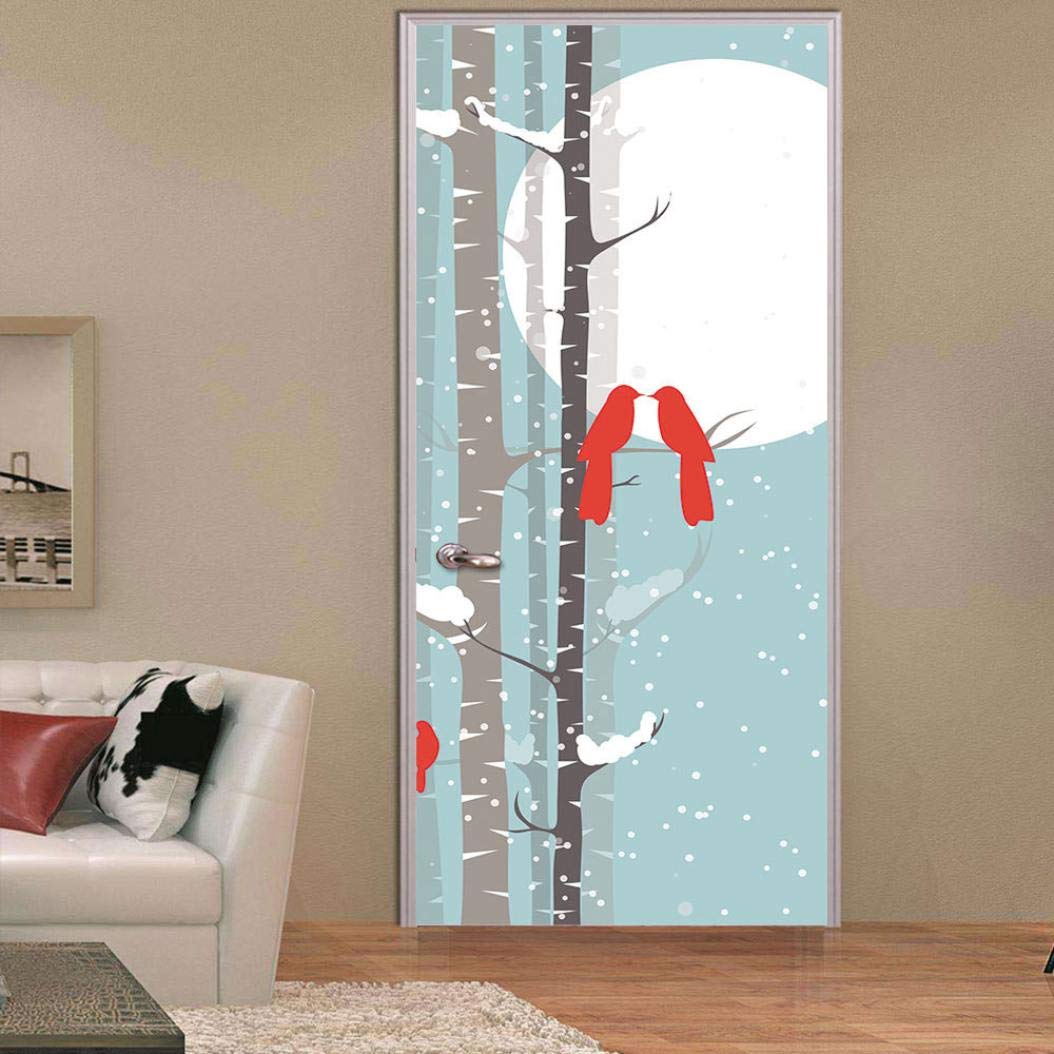 Wall Sticker Door Stickers Decorative Painting Bedroom