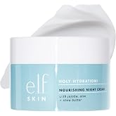 e.l.f. SKIN Holy Hydration! Nourishing Night Cream, Ultra-Hydrating Moisturizer, Infused with Shea Butter, Soothes Skin, 1.76 Oz (Packaging May Vary)