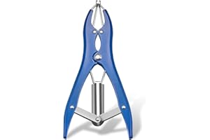 Minatee Balloon Expander Pliers Balloon Stuffing Tool Blue Stainless Steel Balloon Stretcher Sequin Filling Pliers for Filling Balloon Sequins Petals Home Party Activities(Simple Style)