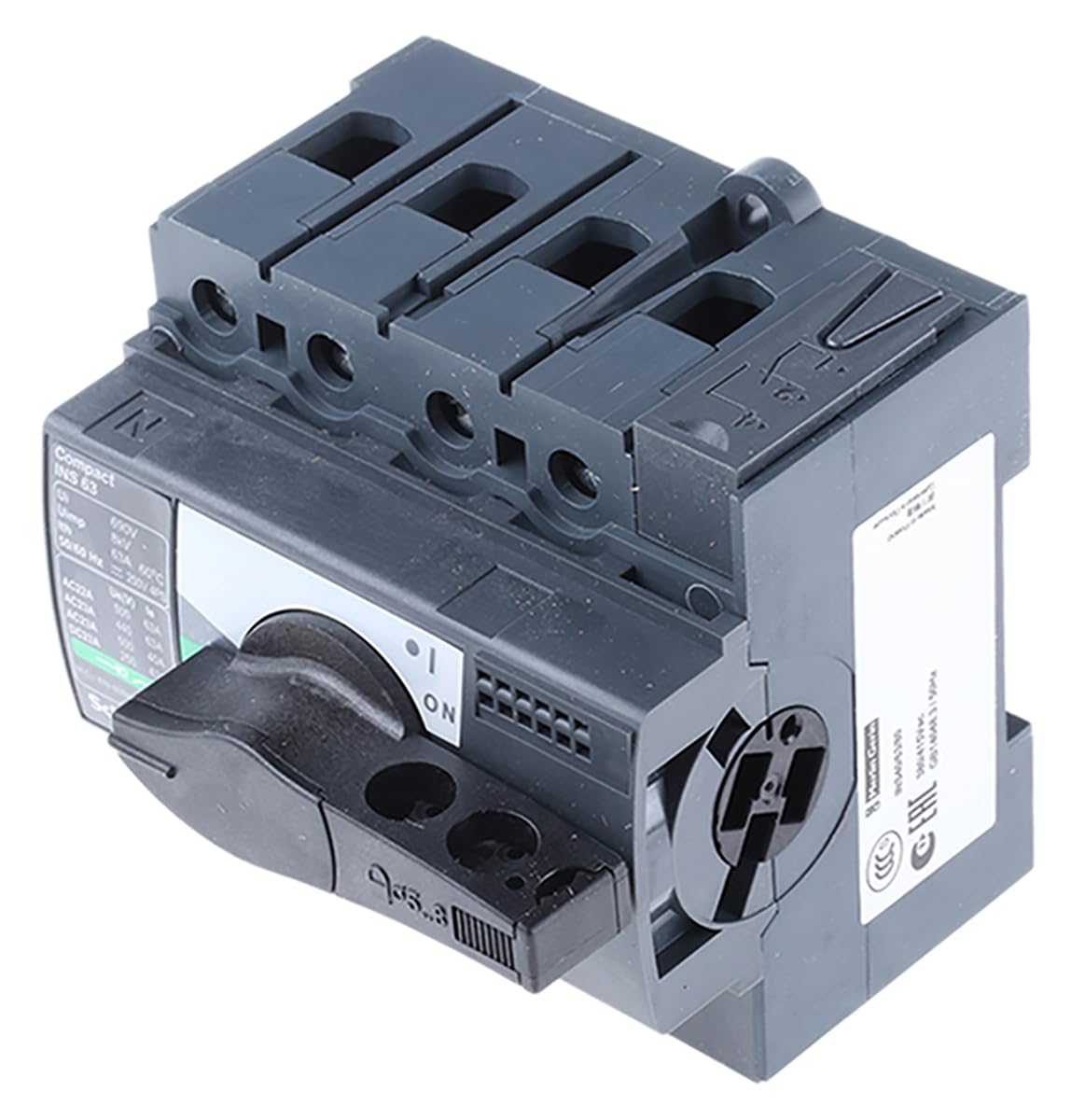 Schneider Electric 28903 INS63 4P 63A - SWITCH DISCONNECTOR, White