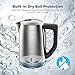 VAVA 1.7 Liter Electric Kettle Adjustable Temperature Control Stainless Steel Tea Kettle Cordless Hot Water Boiler Heater (BPA-Free Build, Strix Control, FDA Approved, Keep Warm Function)
