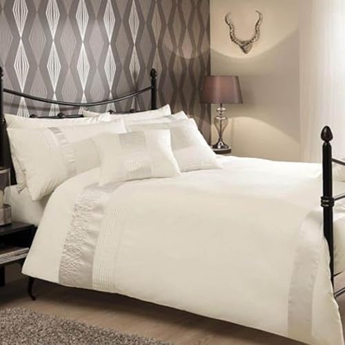 Home Bedding Store Super King Size Luxury Velvet Cream Diamante Duvet