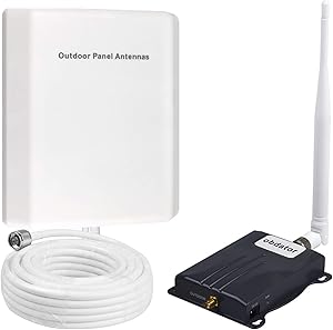 AT&T T-Mobile Cell Phone Signal Booster 4G LTE 700Mhz Cell Phone Booster Band 12/17 Cell Phone Signal Amplifier for Home and Office | Improve Voice & Data Speed | 2000sq ft Coverage | FCC Approved