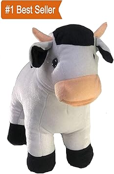 OSJS Super Soft Lovable Huggable Cute Cartoon Character Cow (Best for Someone Special)