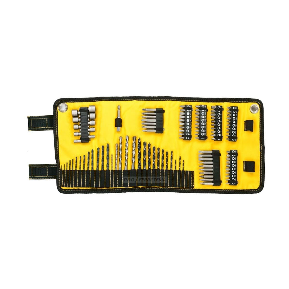 DT7981-QZ - Juego de 98 piezas para atornillar enrollable