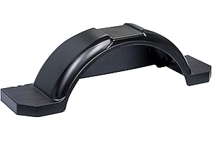 Tie Down Black Plastic Trailer Fenders – High Impact Polyethylene – For 14‑15” Wheel Rims (Requires 11” Overall Tire Diameter