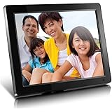 Aluratek 12インチ デジタルフォトフレーム/ブラック ADMPF512F 並行輸入品