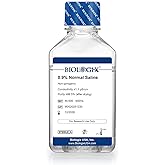 CryoKing 0.9% Normal Saline Solution, Sterile Sodium Chloride, 500mL | 0.1 Micron Filtered, Ready-to-use Saline Water, No Additives, Laboratory Research Use Only