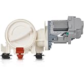280187 8181684 Front Load Clothes Washer Drain Pump Filter Assembly | 120V 60Hz 0.70W 0.95A, 1200164 Drain Pump Compatible with Whirlpool Duet Maytag Epic Kenmore HE Front Load Washers