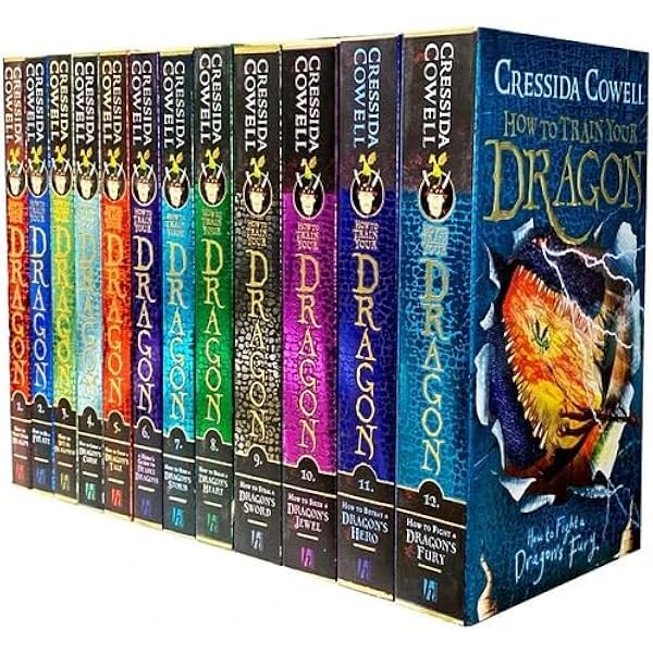 How To Train Your Dragon 12 Books Collection Set By Cressida
