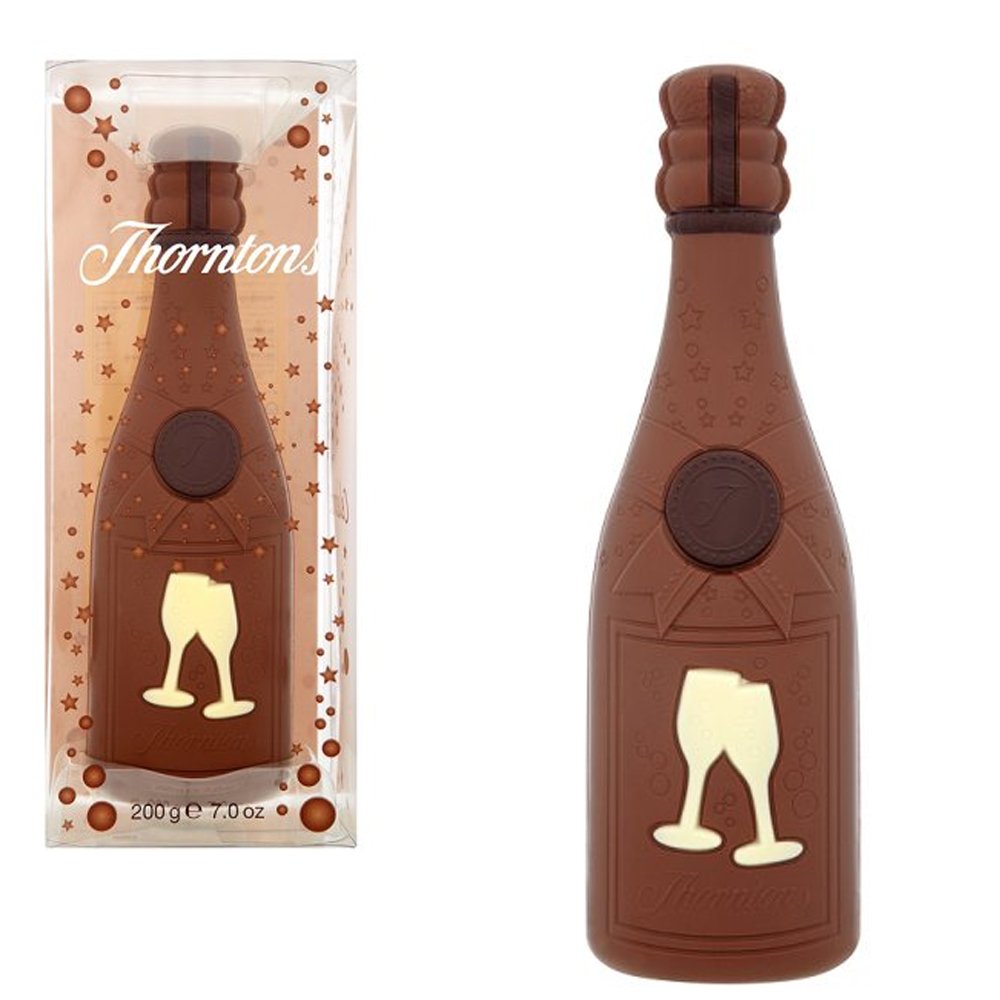 Thorntons Milk Chocolate Champagne Bottle 200g Grocery