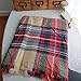 Neal LINK Plaid Blanket Scarf for Women Shawl,Warm Cozy Scarfs for Women,scarves for women