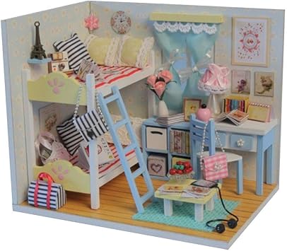 Jjek Accesorios de casa de muñecas Mini Mini DIY Casa de muñecas Casa de muñecas de simulación Modelo de Vida de muñecas: Juguetes y juegos - Amazon.es