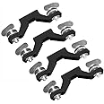heneng 4 Pcs Moving Head Light Bridge Truss Clamp, Mounting Spacing 5-1/2", Fast-Lock Connector Bracket, Max.Load 330lb.