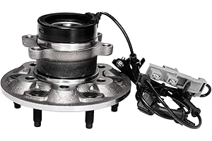 Front Left Wheel Hub and Bearing Assembly Compatible With 2004 05 06 07 2008 Chevrolet Colorado GMC Canyon 06 Isuzu i-350 07-08 i-370 (4WD Models) AUQDD 515110 [6 Lug W/ABS]