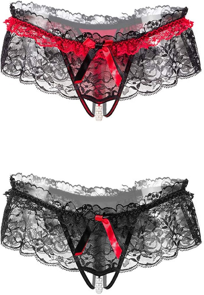 red lace underwear