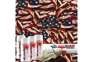 MyDipKit Hydrographics Film Kit LL-739 - Respect American Flag -Water Transfer Printing