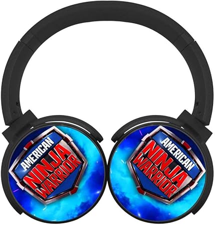 Amazon Bluetoothヘッドフォン アメリカンニンジャ ウォリアー マルチカラー 折りたたみデザイン ワイヤレス ファッション オーバーイヤー ヘッドセット メンズ ブラック Wseydind イヤホン ヘッドホン本体