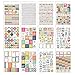 Carpe Diem Fitness Planner - A5 Inserts and Accessories - Fitness Tracking Insert Set, Tab Dividers, Dashboards, Doc It Journal, Bookmark Tablet and Stickers