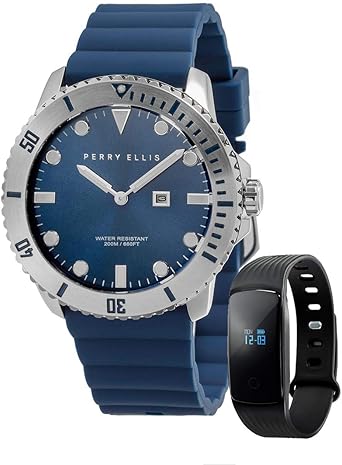 analog watch with fitness tracker