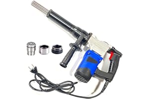 1100W Hand-Held Electric Needle Scaler,Industrial Grade Pistol Grip Derusting Gun,Electric Needle Scaler for Removal of Rust,