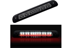 Cxdar Third 3rd Brake Light, LED High Mount Stop Light Replacement for 2000 2001 2002 2003 2004 2005 2006 Toyota Tundra, Rear Center Cab Roof Tail Cargo Lamp, Smoke lens