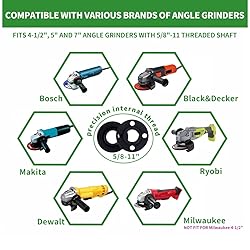 Relioky 5/8"-11 Angle Grinder Nut*6 & Angle Grinder