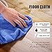 MASTERTOP 25Pcs 5 Different Multipurpose Cleaning Cloth, Microfiber Cleaning Towels/Rags/Wash Cloths for Household and Car, 5 Colors Rags, 13.2
