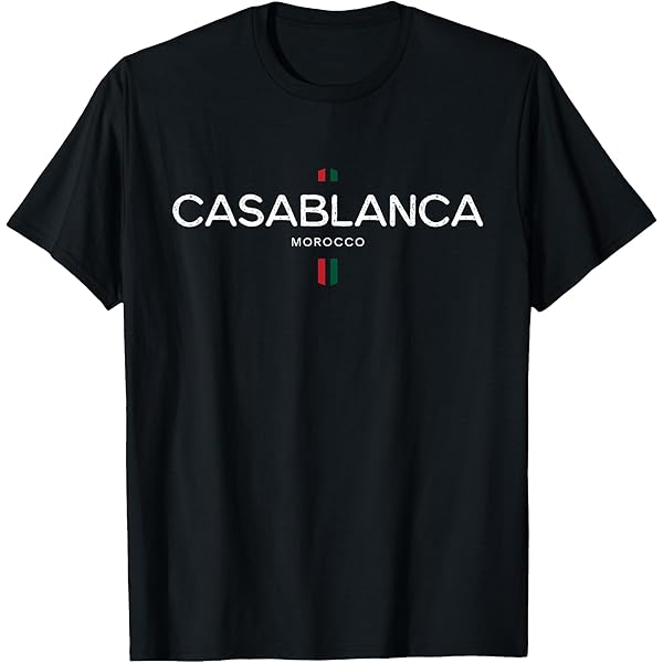 Amazon.com: Casablanca Skyline T-Shirt : Clothing, Shoes & Jewelry