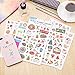 Sinceroduct Planner Stickers Holiday Seasonal Stickers 8 Sheets/300+ Value Pack Bullet Journals-Productivity&Decorative Happy Sticker Tablet,Include Christmas,Valentine's Day,Birthday and Thanksgiving