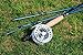 Sougayilang Fly Fishing Rod and Reel Combos Lightweight Ultra Portable Fly Fishing Pole with Aluminum Alloy 5/6 Fly Reel for Trout Salmon Carp Pikes Fly Fishing in Freshwater River Stream