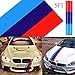 hsn_zem 5FT M-Colored Stripe Sticker car Vinyl Decal For BMW M3 M4 M5 M6 3 5 6 7 Series