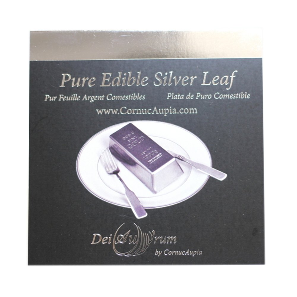 DeiAurum: 24K Edible Gold Leaf Sheets, Booklet, 3,3/8"x3,3/8", 1