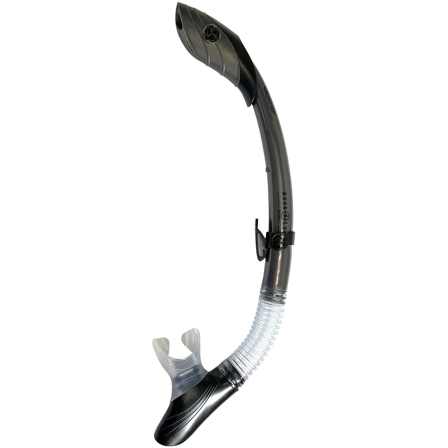Aqua Lung Sport Island Dry Snorkel ISD LX (Gun Metal) | Top-Rated Dry Snorkel for Comfort & Performance