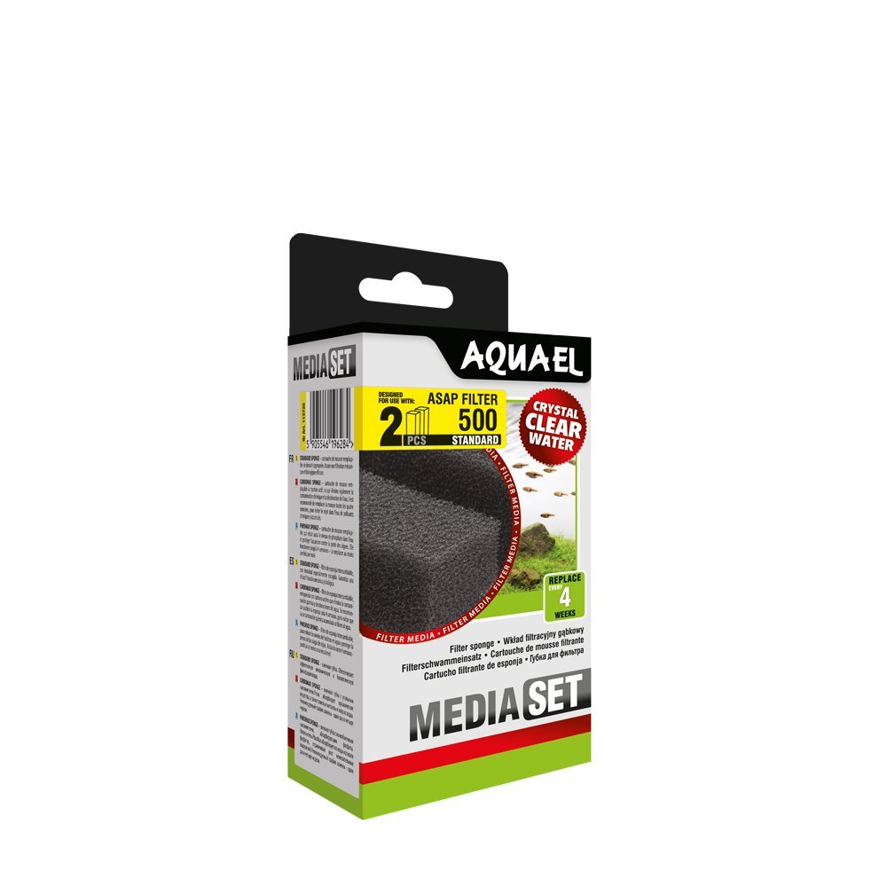 AQUAEL ASAP SPONGE 500 STANDARD 2 Pieces