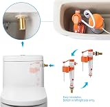 Ibergrif M20521 Toilet Cistern Bottom Side Fill Valve Adjustable Telescopic 3/8" view 4